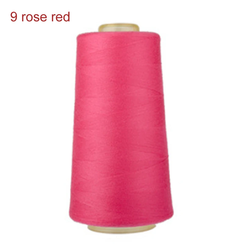 9 rose red 3000 ярдов Длина швейная нить 40 S/2 нити полиэфирная нить многоцветная катушка Швейные аксессуары - Цвет: 9 rose red