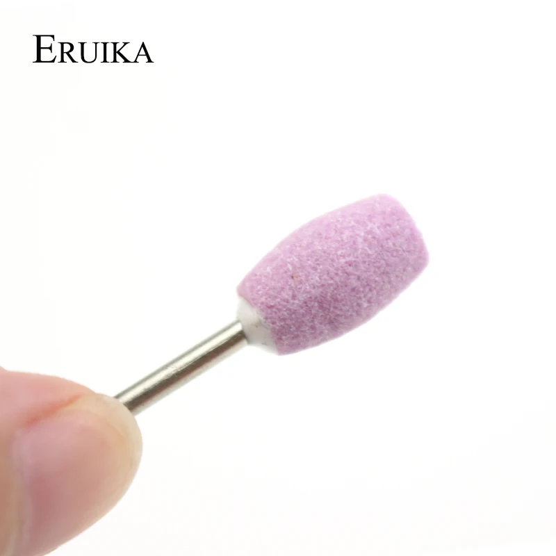 ERUIKA, 12 шт., керамический камень, дрель для ногтей, электрическое сверло для маникюра, сменное устройство для маникюра, педикюра, фреза, пилки для ногтей