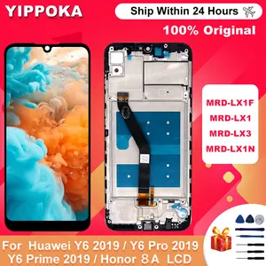 6 09“ for huawei y6 2019 lcd y6 pro 2019 display mrd lx1f touch screen replace parts for honor 8a lcd jat lx1 lx3 lcd jat l09 free global sh