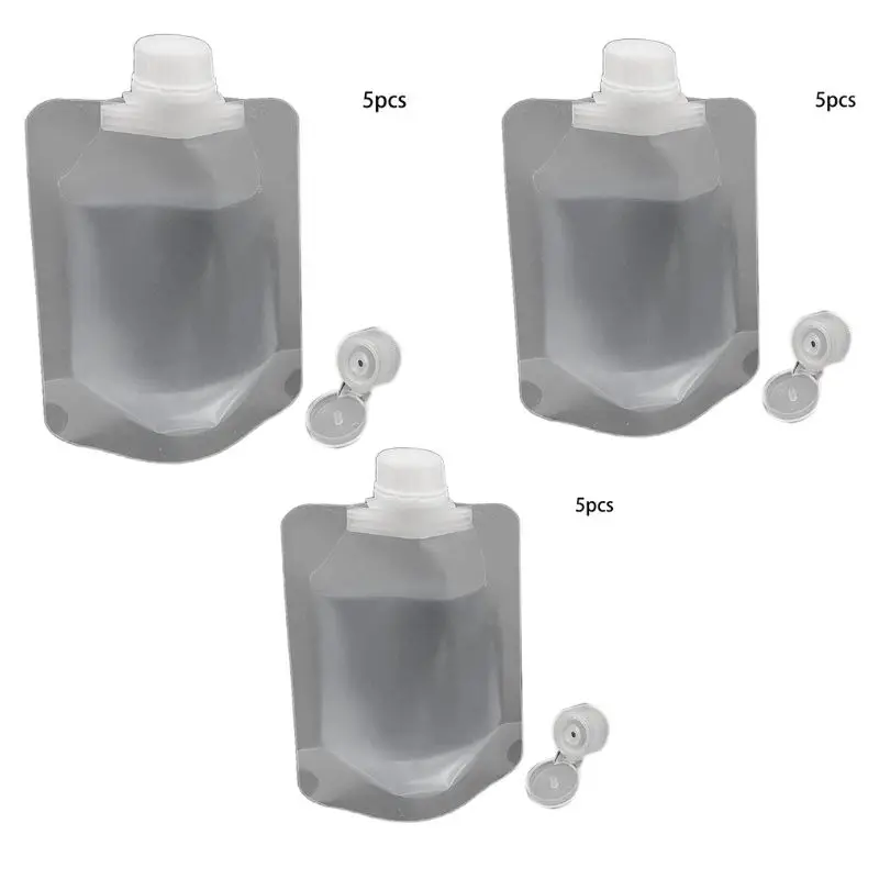 5 шт. Портативная сумка для шампуня и душа|Многоразовые бутылки| |