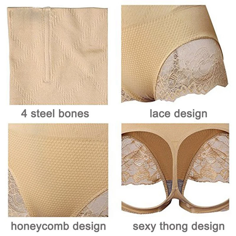 Женский кружевной тренажер для талии утягивающие живот шорты с вырезами и