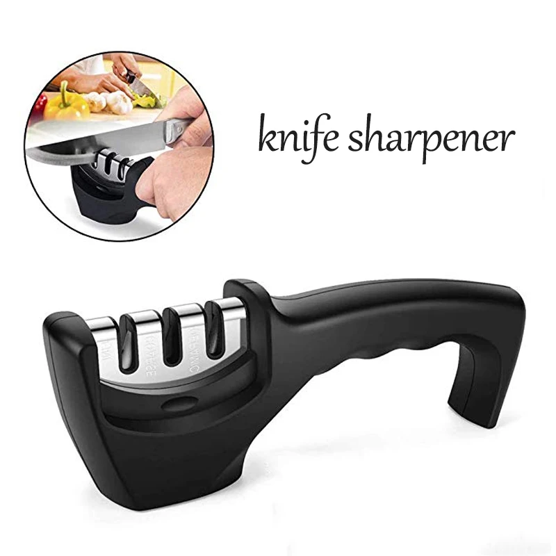 Кухонный инструмент 3 этап Быстрый точилка для ножей Профессиональная ножеточка