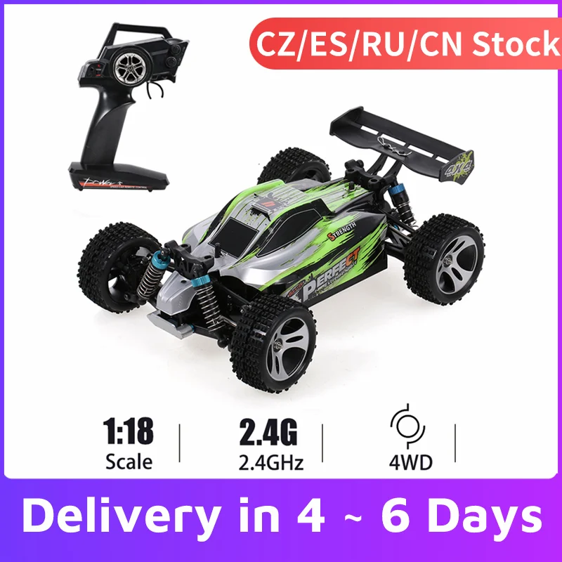 

WLtoys A959-B A959 959-A RC Car 1:18 2.4GHz 4WD Rally Racing Car 70KM/H High Speed Vehicle RC Racing Car for Kids Adults