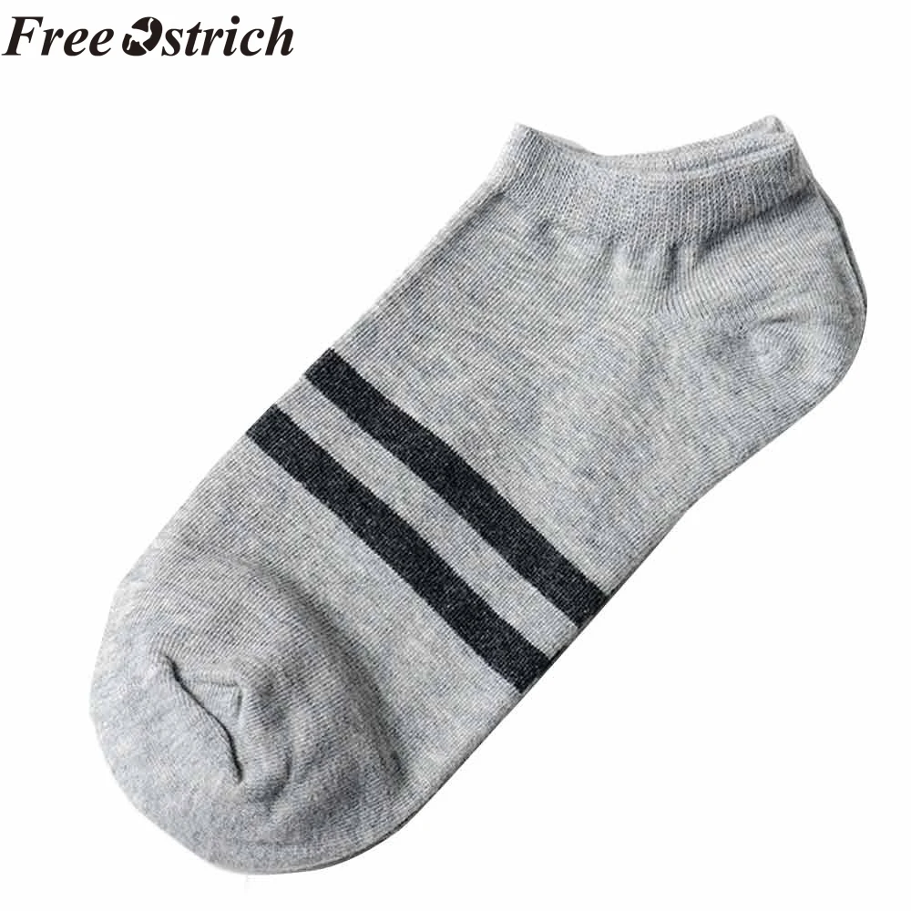 Бесплатная доставка Повседневные Удобные хлопковые носки унисекс в полоску