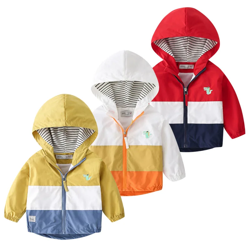 

Для маленьких мальчиков весенние Цвет подходящий жакет 2021 детские пижамы с длинными рукавами, новинка, кофты с капюшоном, с героями мультфи...