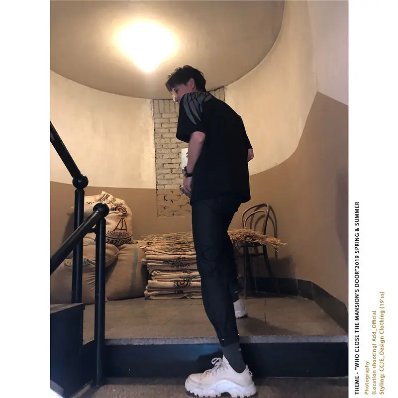 INS, хит, светоотражающая Футболка с принтом крыльев, Harajuku, мужская, женская, модная, Grilfriend, оверсайз, с коротким/длинным рукавом, одежда для пар, лучший подарок