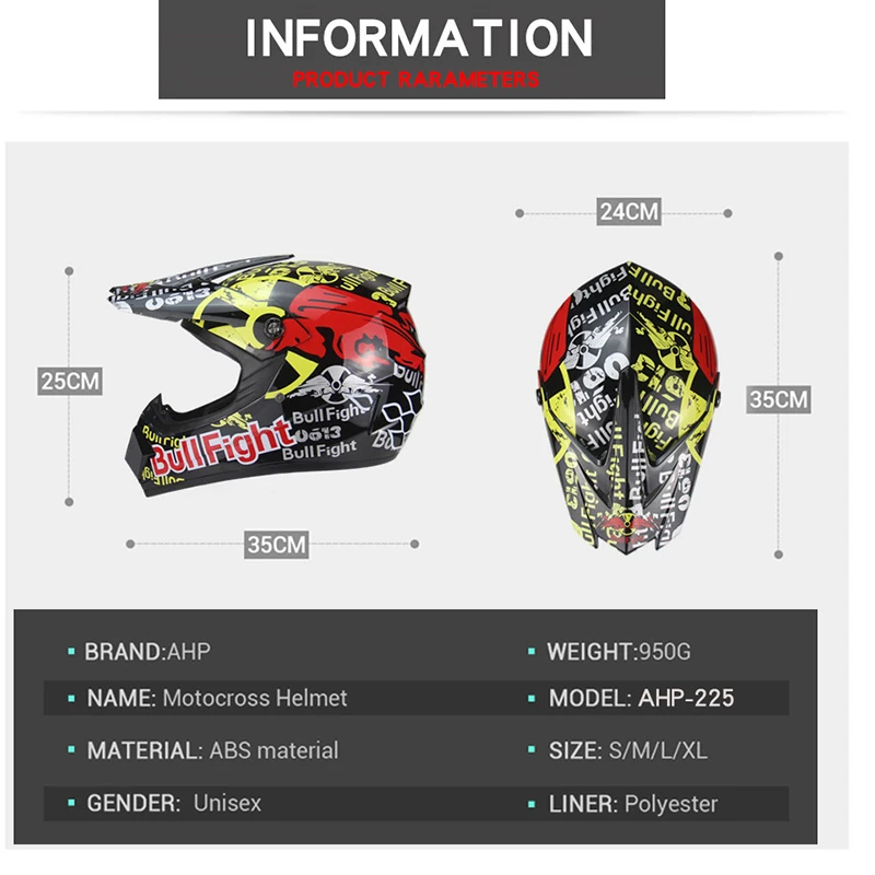 Мотоциклетный шлем для мотокросса квадроцикла грязи велосипеда акулы|casco