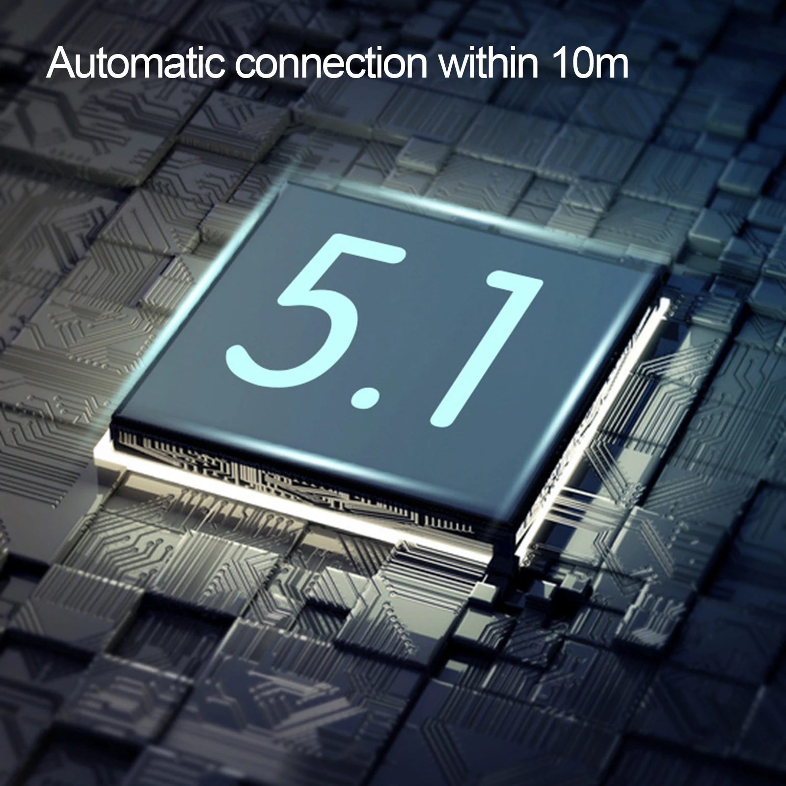 

Wireless Bluetooth Headset V5.1 Digital Capacity with Mic Handsfree Wireless Bluetooth Earphone Headphone Ear Hook For Phone PC