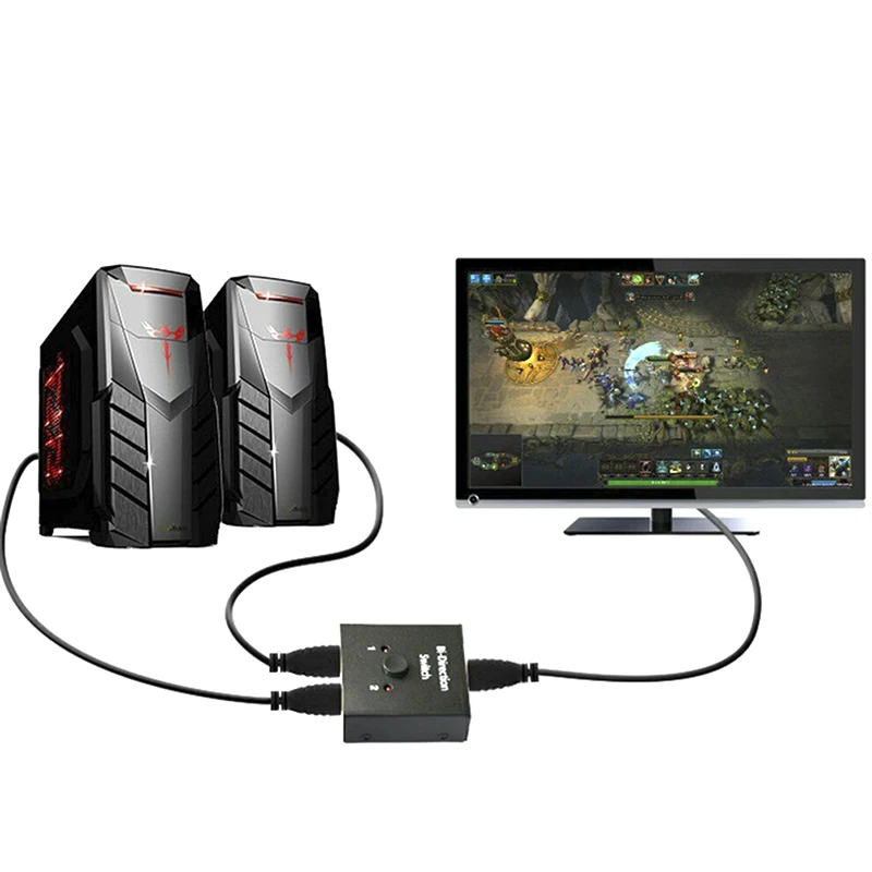 HDMI 2 0 Bi direction интеллектуальный коммутатор 2x1 1080p 4K разрешение Ultra HD