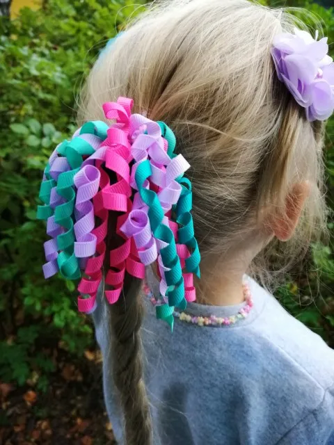 Детские резинки для волос MISM2pcs/набор цветные эластичные девочек|Аксессуары