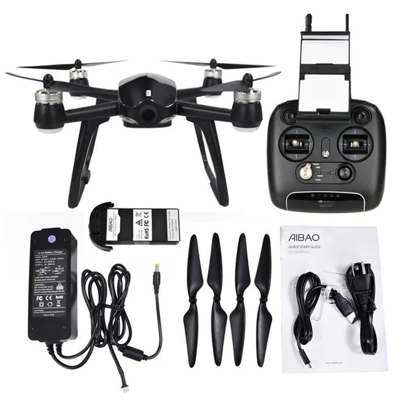 Оригинальный Радиоуправляемый Дрон Walkera Aibao с 4K HD камерой приложение Virtual Racing wifi FPV