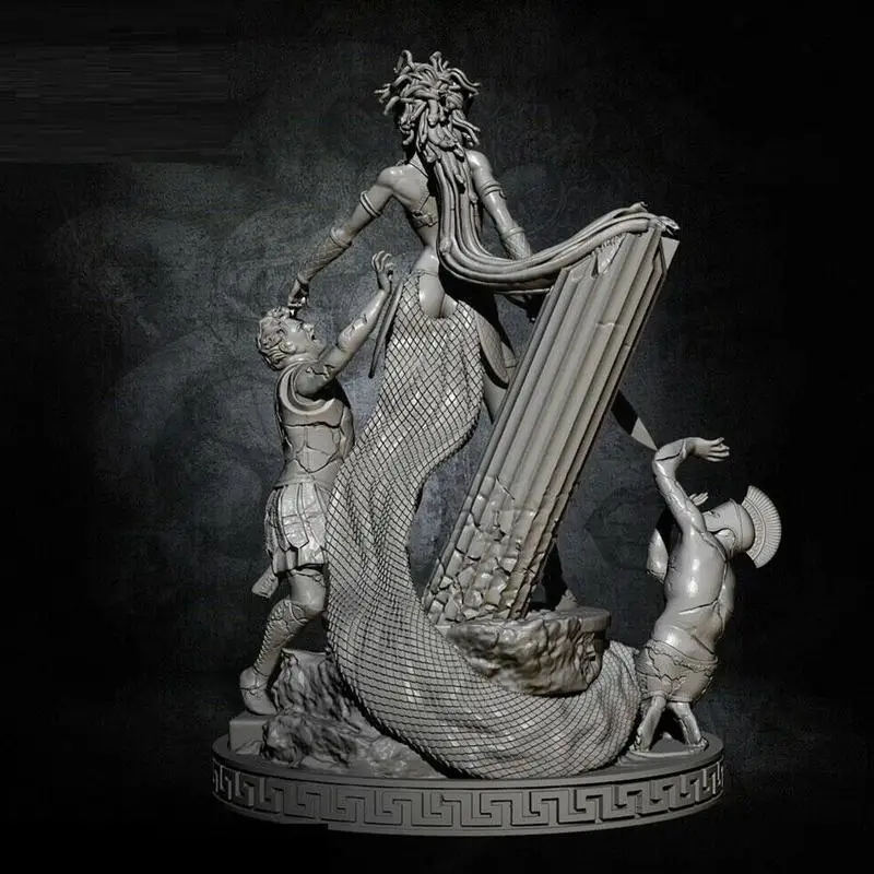 1:32 Scale Resin Figure Unpainted Model Kit Unassambled Collect Queen Medusa M4B2 | Игрушки и хобби