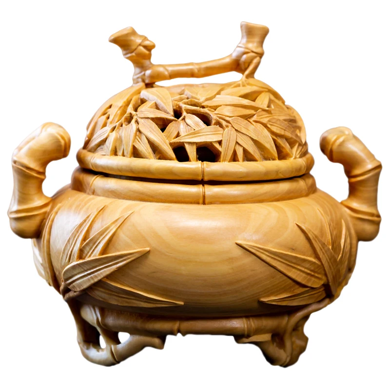 Резьба по дереву благовония сжигание Boxwood твердая резьба бамбуковая секция для