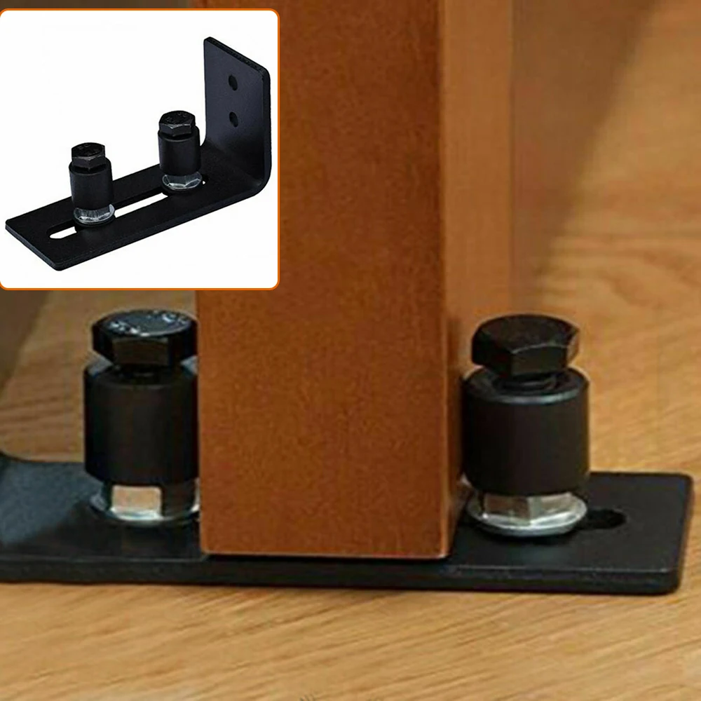 

Hardware Door Guide Adjustable Accessories Strong Wall Mount Bottom Sliding