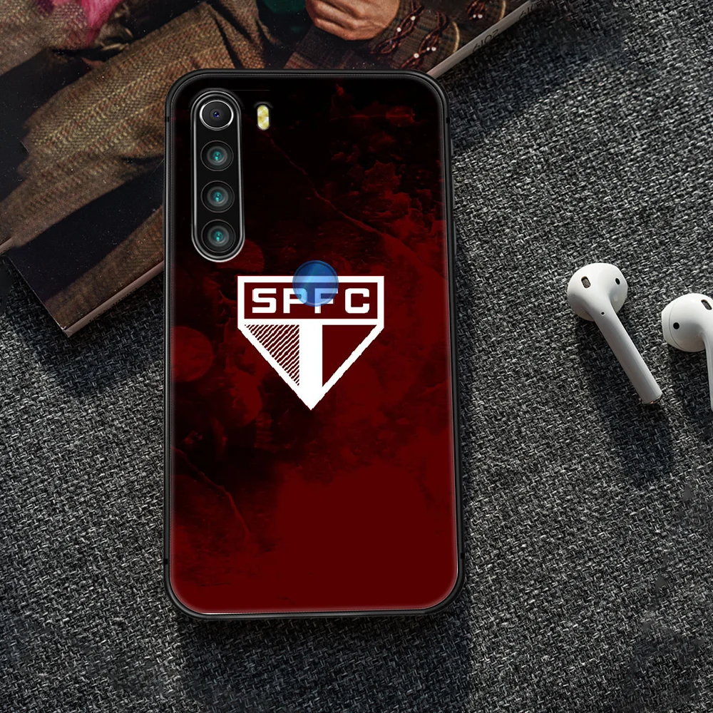 

Sao Paulo Futebol Clube Phone Case Cover Hull For XIAOMI Redmi 7 7a 8 8a 9 10X NOTE 6 7 7s 8 8t 9 9s Pro Max black Bumper