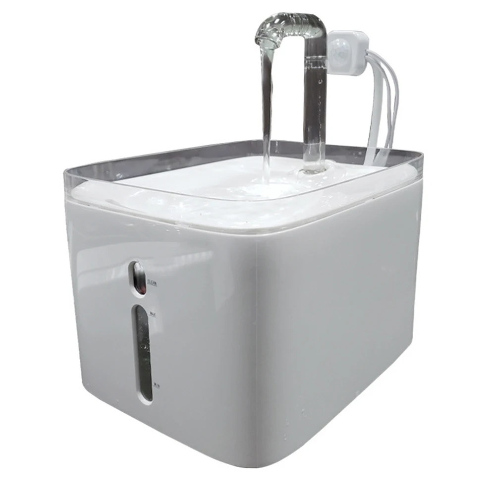 

Water Fountain Filter Dispenser Motion Sensor Smart Dog Water Fountain Infrared Motion USB Automatic Filter Drink