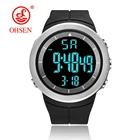 Часы наручные OHSEN Мужские Цифровые, водонепроницаемые электронные светодиодные, в стиле милитари, для спорта на открытом воздухе, с силиконовым ремешком, черные
