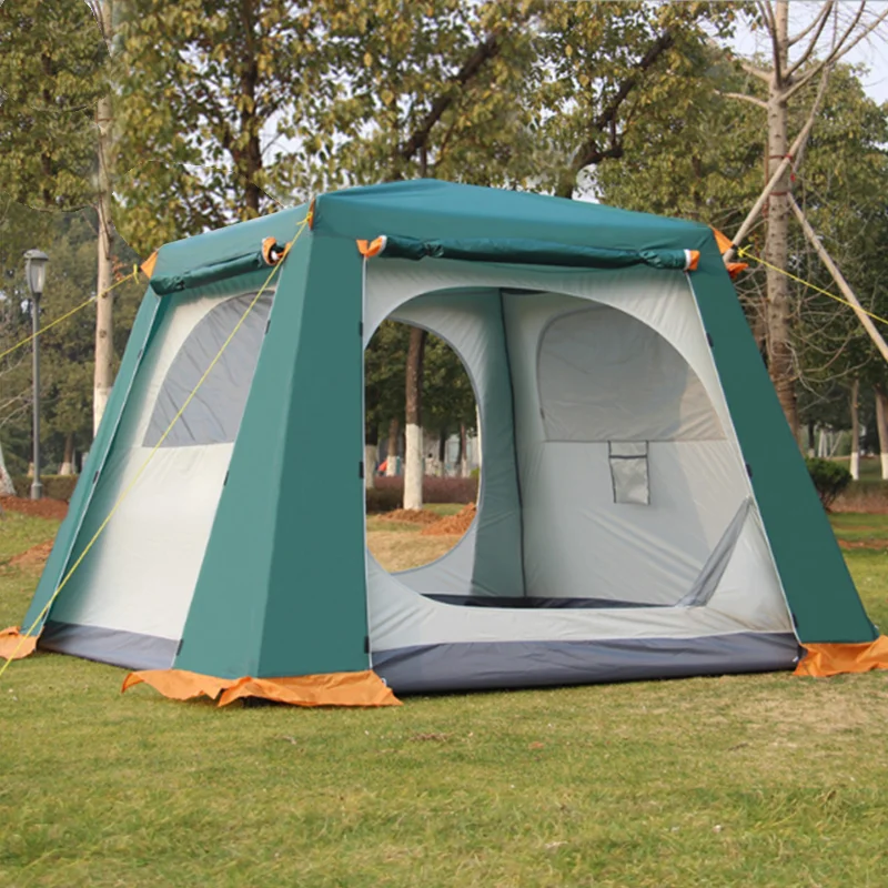 Kaufen GRNTAMN Neue Ankunft 4-6 Person Kamel Automatische Schnell Öffnung Wasserdichte Sonnencreme Doppel Schicht Automatische Große Familie Zelt