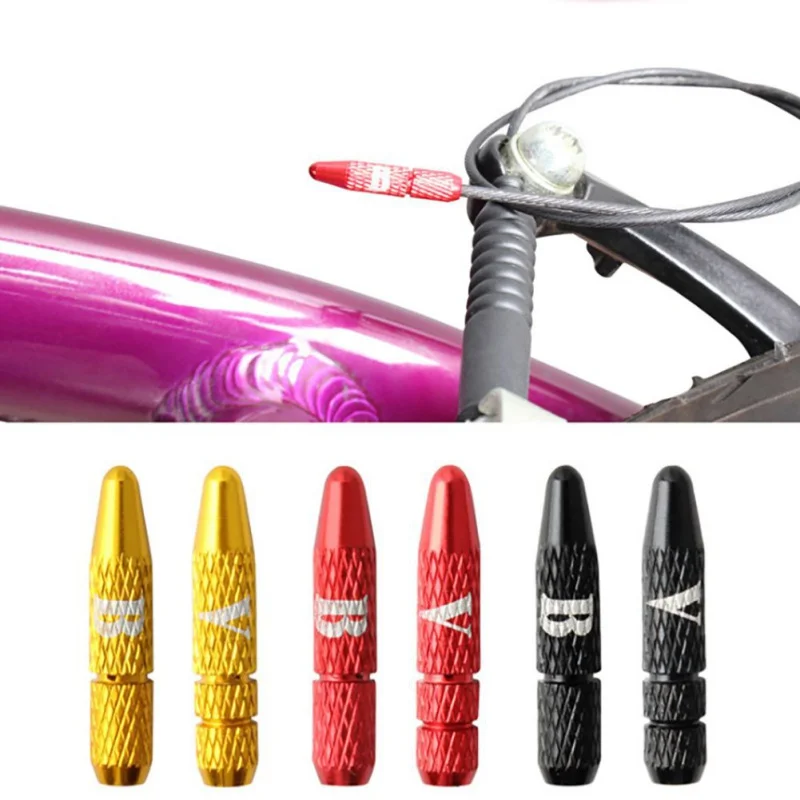 

Bike Brake Shifter Inner Cable End Caps Cable Tips Wire End Cap Aluminum Cycling Shift Cables End Caps Bike Accessories Outdoor