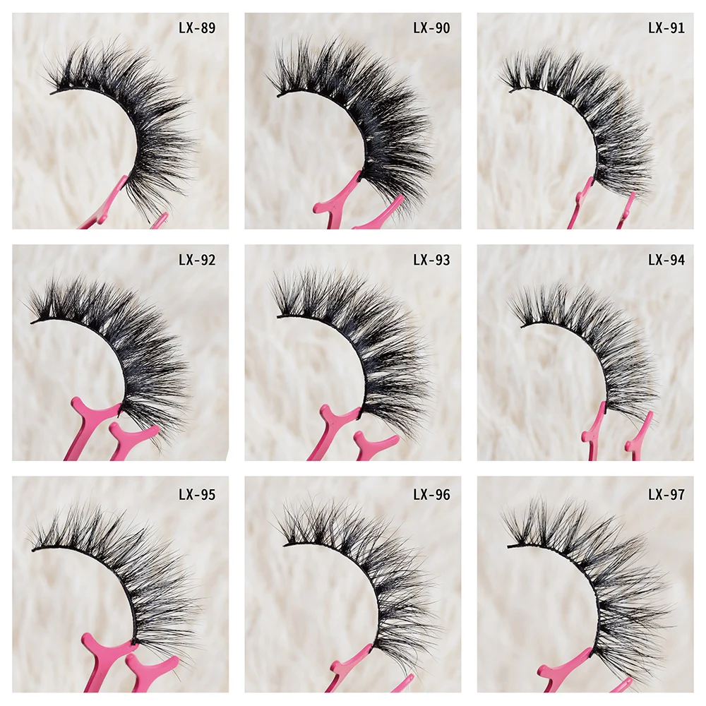 

LASHWOODS Mink Lashes False Eyelashes Fluffy Soft Reusable Natural Long Cross 3D Lashes Mink Eyelashes Dramatic Eye Lashes