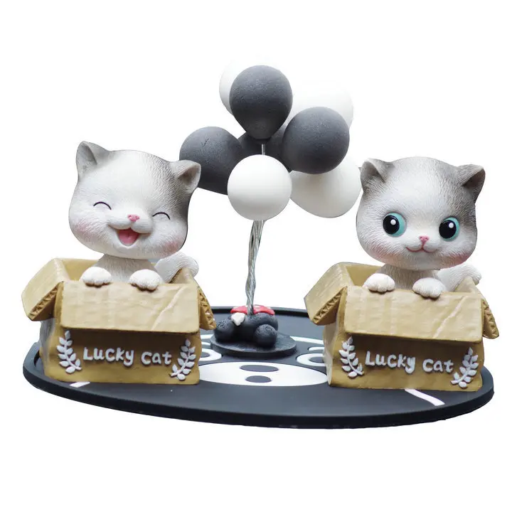 

Cartoon cartons Cat Car decorations creative car decorations shaking head dolls in the car decoration gifts