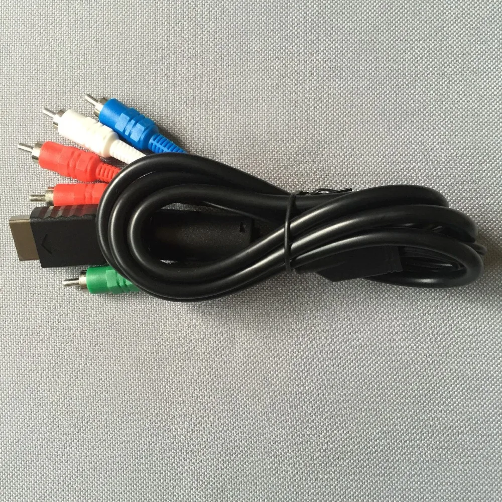 Черный HDTV AV Аудио Видео кабель A/V компонентный шнур провод для Sony PlayStation 2 3 PS2 PS3 Slim