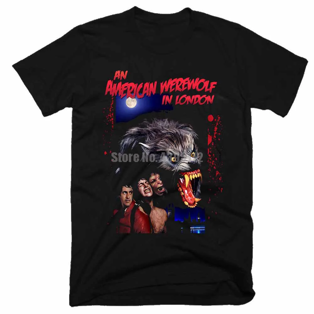 Забавные женские футболки Американский оборотенок в Лондоне уличная мода