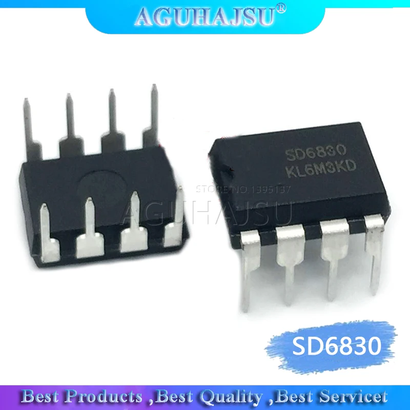 1 шт. чип управления SD6830 DIP 8 встроенный высоковольтный эффективный переключатель
