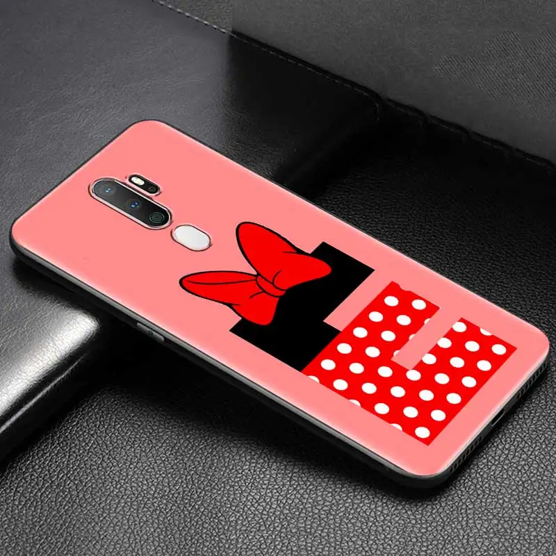 

Alphabet Letter Phone Case for OPPO A52 A72 A92s A32 A31 A9 A7 A5 2020 Reno4 Pro Find X2 Lite Soft Black Cover Coque Shell Bag
