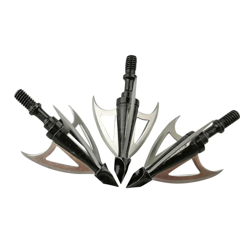 6/10pcs Archery Arrowheads 3 Blade Broadheads Hunting Tips Crossbow Points For Carbon Arrow Outdoor Shooting Accessories - купить по