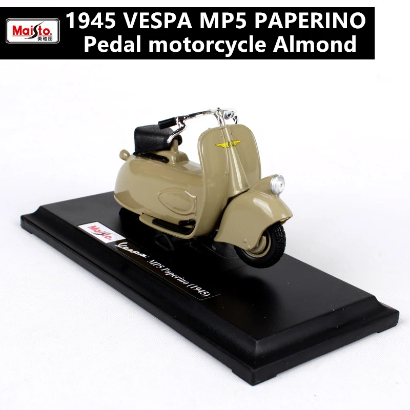 1945 Maisto 1:18 12 стилей Piaggio скутер сплав модель Vespa Мотоцикл Vespa модель Римский праздник коллекционные подарки - Цвет: 1945