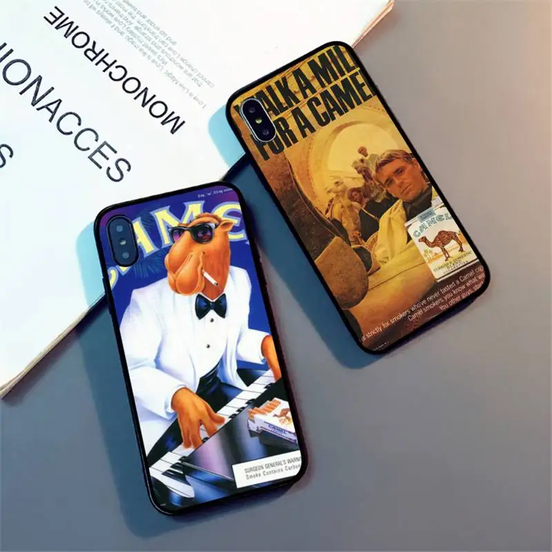 

Camel cigarette case Phone Case for iPhone 7 8 11 12 Pro X XS Max XR Samsung A S 10 20 50 Plus pro mobile bags