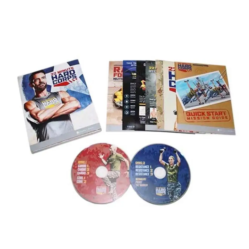 Полный набор 22 минуты жесткий корпус тренировки DVD фитнес