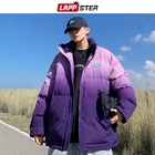 Парка LAPPSTER мужская оверсайз в стиле пэчворк, уличная японская зимняя куртка в стиле Харадзюку, корейская мода, пуховик, 2022