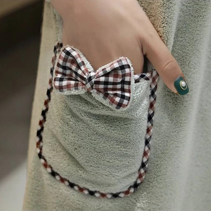 Домашняя флисовая юбка для купания Шапочка-полотенце душа повязка волос