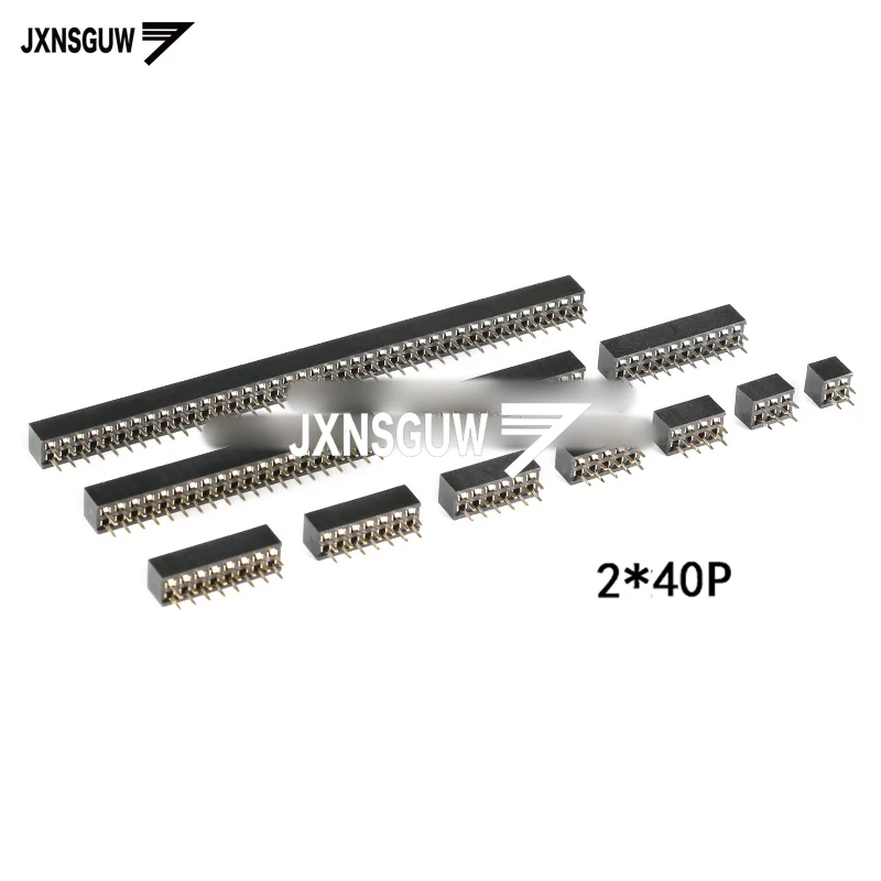 

5pcs 2.0mm spacing Double row straight Insert Row mother seat 2*40P