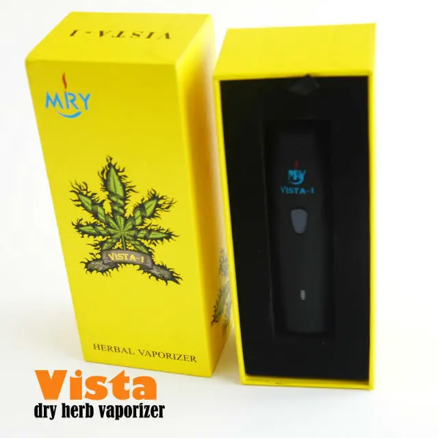Оригинальный Vista1 2600 мАч Быстрый слуховой сухой травы испаритель Vista I Vaper