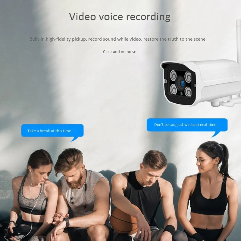 

HD 1080P IP Camera Outdoor WiFi Home Security IP Camera Network Remote Monitoring Wireless Camera