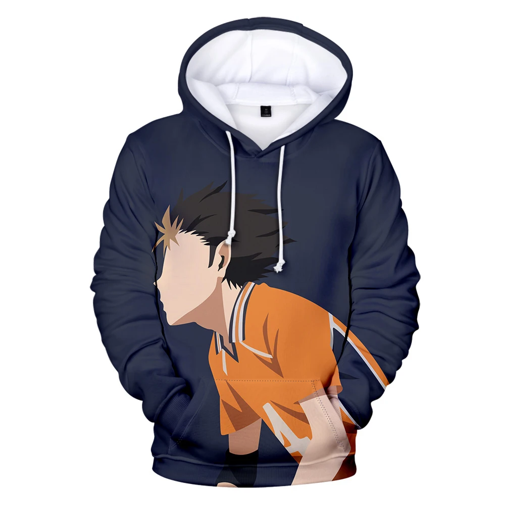 

Haikyuu Hoodies Cartoon Fashion Men Women Hoodie Sweatshirt Harajuku Popular 3D Hoodie Pullover Hooded Cartoon Haikyuu!! Hoodies
