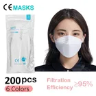 Маски ffp2, маски для лица KN95 цветов, защитные маски n k 95 ffp 2 оригинальные 4-слойные маски pff2 n95 mascarilla fpp2