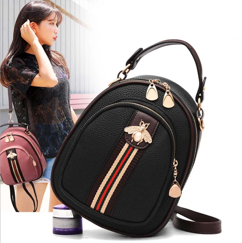 Женский Повседневный мини рюкзак из ПУ кожи для девочек подростков|Женские