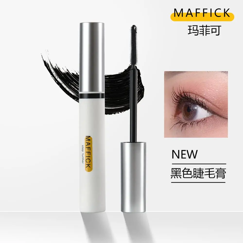 Тушь для ресниц MAFFICK AC218 черная коричневая кофейный пигмент стойкая водостойкая 4D