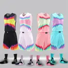 Униформа для мужчин, женщин, мальчиков, девочек, футболка, Джерси, для взрослых и детей, баскетбольные комплекты, Детская униформа для фитнеса, тенниса, студенческий спортивный костюм, костюмы для спортзала 705