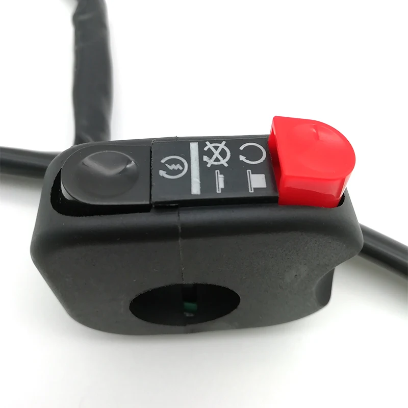 

22mm 7/8" Motorcycle Handlebar LED Headlight Lamp Switch On Off Control Electrical Start Kill Horn Hazard Light