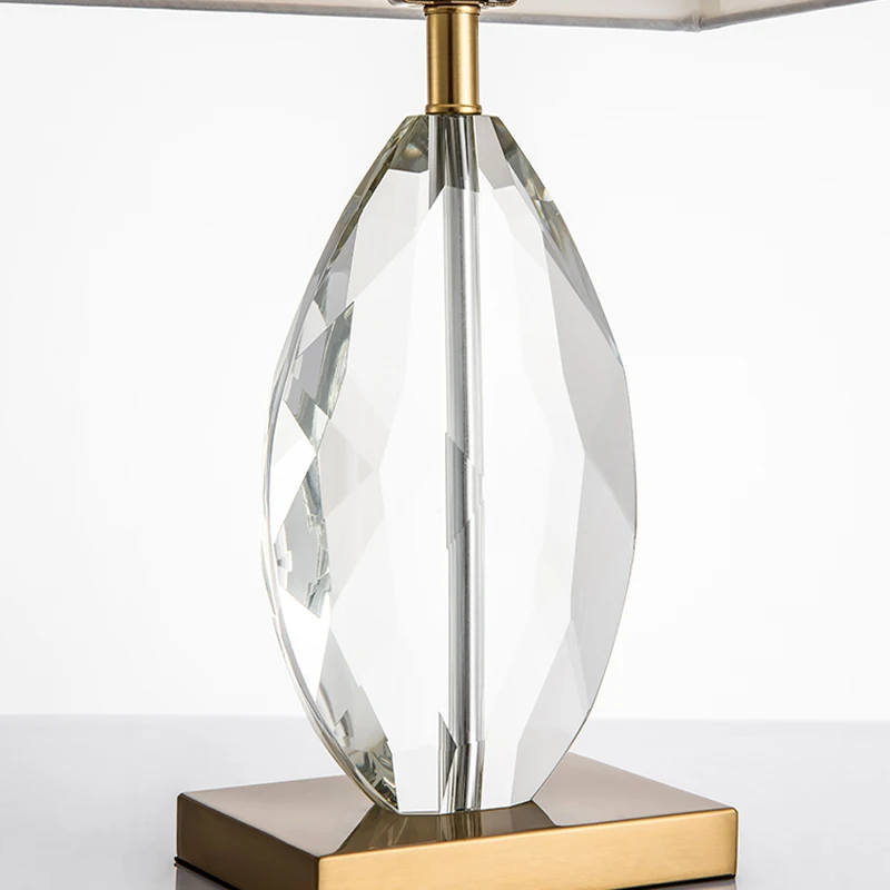 American Simple Heart-Shaped Egyptian Crystal Lighting Modern Fashion Board Room Soft Bedroom Bedside Table Lamp