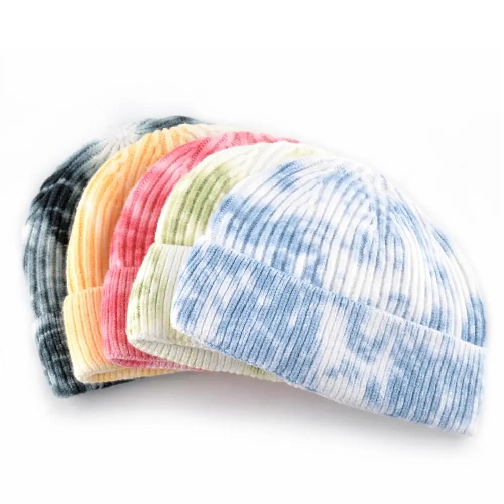 Шапка для мужчин и женщин вязаная шапка с художественным принтом уличная в стиле