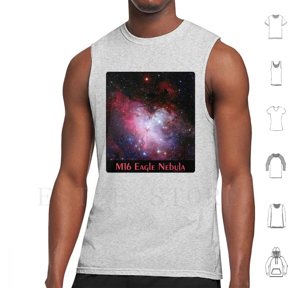 M16 The Eagle Nebula Astronomy Tank Tops Vest Cotton M16 16 Objects Ngc 6611 Eagle Nebula The Eagle Nebula Hubble Images