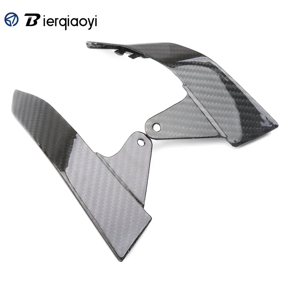 

Motorcycle Accessories for Yamaha MT09 MT 09 MT-09 2017 2018 2019 Carbon Fiber Front Headlight Plate Fairing Cover Decoration