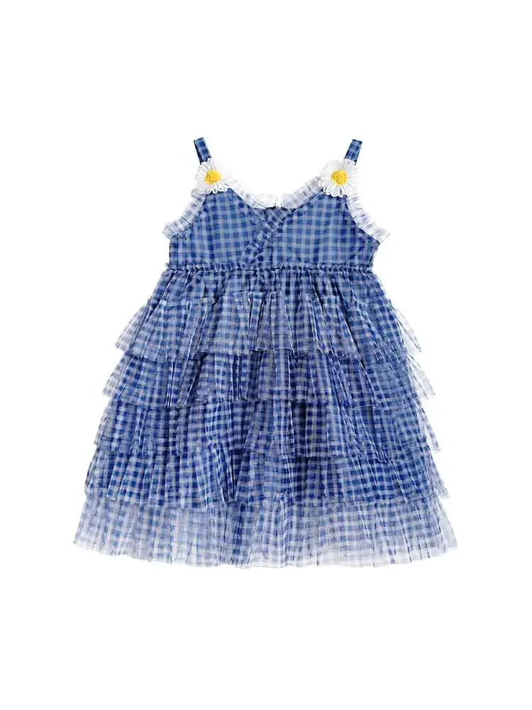 

Children Net Yarn Dress Summer Girl Sweet Suspender Dress Princess Dress Children's Dress Children's Clothing Hot Sale