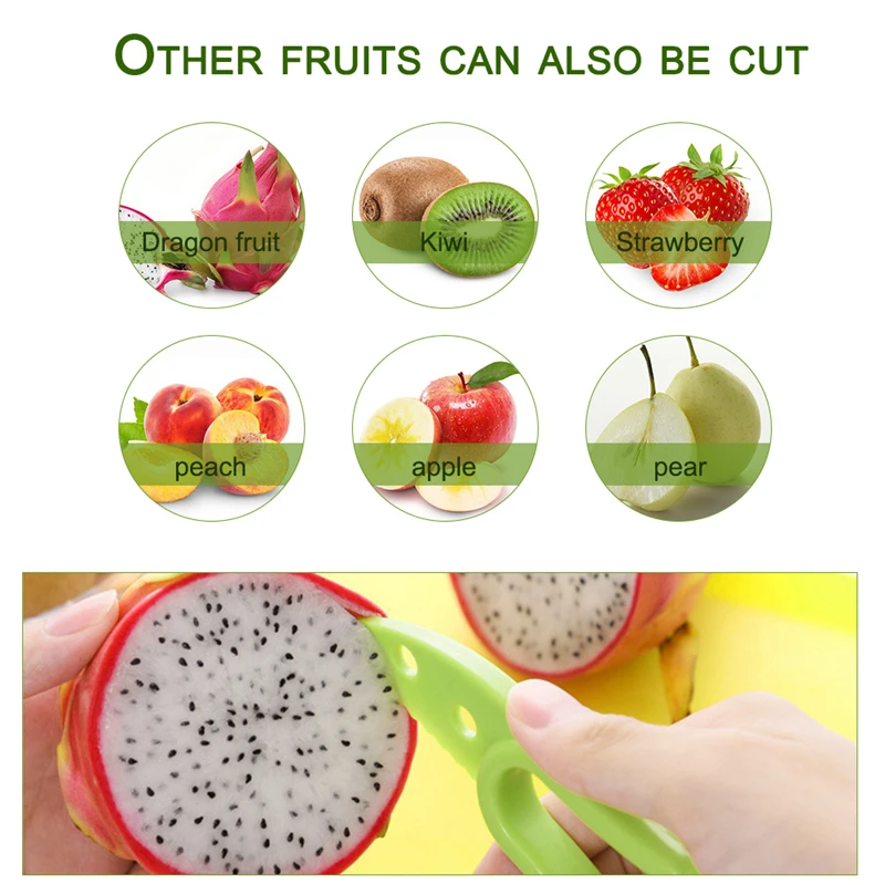 

3 In 1 Avocado Fruit Slicer Shea Corer Butter Peeler Pulp Separator Plastic Knife Kitchen Vegetable Tools Slicer Kitchen Gadget
